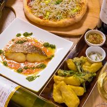 4,000日圓套餐 (9道菜) 4,000日圓套餐 (9道菜)