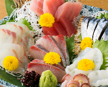 5種生魚片拼盤