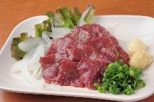 馬肉刺身