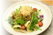 小魚乾・水菜・豆皮沙拉