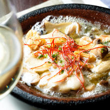 西班牙蒜香燉牡蠣蘑菇