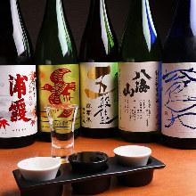 對比品嘗3種日本酒