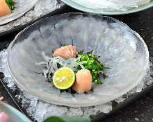 河豚生魚片