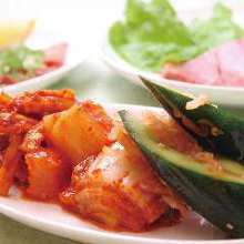 5種韓國泡菜拼盤