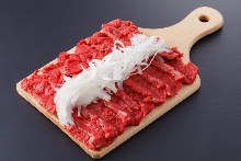 馬肉刺身