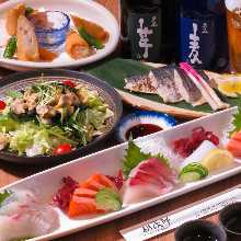 4,000日圓套餐 (8道菜) 4,000日圓套餐 (8道菜)