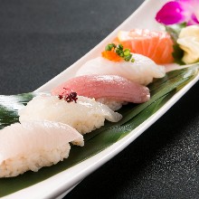 5種握壽司拼盤
