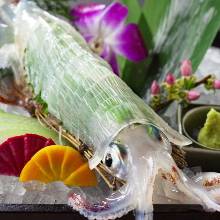 活長槍烏賊生魚片