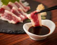 雙層肉馬肉刺身
