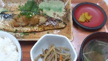 鹽烤鯖魚套餐