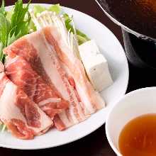 蒸豬肉、豬肉涮涮鍋 蒸豬肉、豬肉涮涮鍋