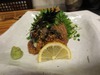 生鯖魚拌芝麻醬