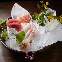 5種生魚片拼盤 5種生魚片拼盤