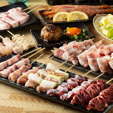 烤雞串拼盤