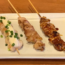 雞腿肉串燒 鹽/醬