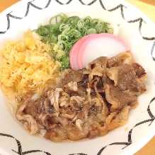 肉片烏龍麵