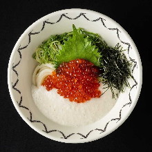 Ikura tororo udon