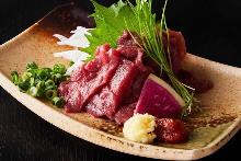 馬肉刺身