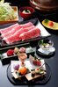 扇（日本國產牛涮涮鍋或壽喜火鍋）套餐
