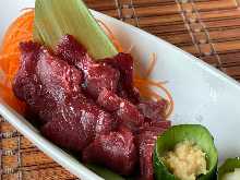 馬肉刺身