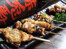烤雞串拼盤