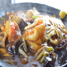 澆汁炒麵、硬炒麵