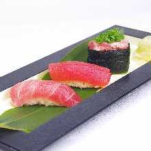 三種鮪魚壽司拼盤