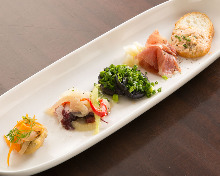 5種前菜拼盤 5種前菜拼盤