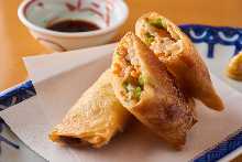 豆漿奶油春捲