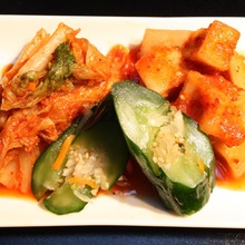 3種韓國泡菜拼盤