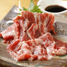 馬肉刺身