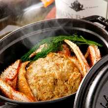 Staub Steamed Whole Hokkaido Crab