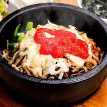 韓式明太子石奶酪鍋拌飯