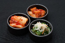 3種韓國泡菜拼盤