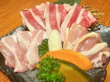 拼盤牛排骨套餐 (普通/大份)
