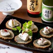 起司配煙燻醃菜