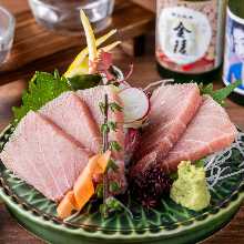 黑鮪魚中脂（生魚片）