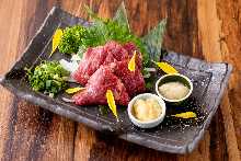 馬肉刺身