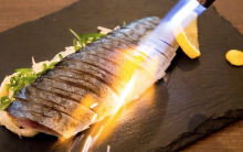 炙烤醋漬鯖魚生魚片