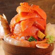 瘋狂蓋飯 鮭魚