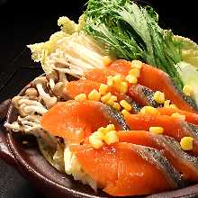 味噌黃油銀鮭魚鍋