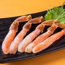 螃蟹生魚片　