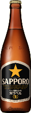 Sapporo black label bottled beer