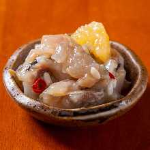 碎切太平洋鯡魚（鄉土料理）