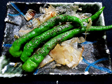 綠辣椒串