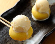 日式烤番薯香草冰淇淋