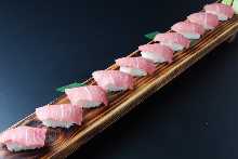 鮪魚肥肉 10貫 丸太乘