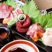 5種馬肉刺身拼盤
