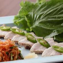 韓國菜包肉套餐