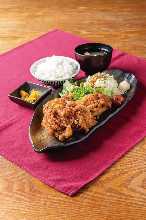 炸雞肉塊御膳套餐 炸雞肉塊御膳套餐